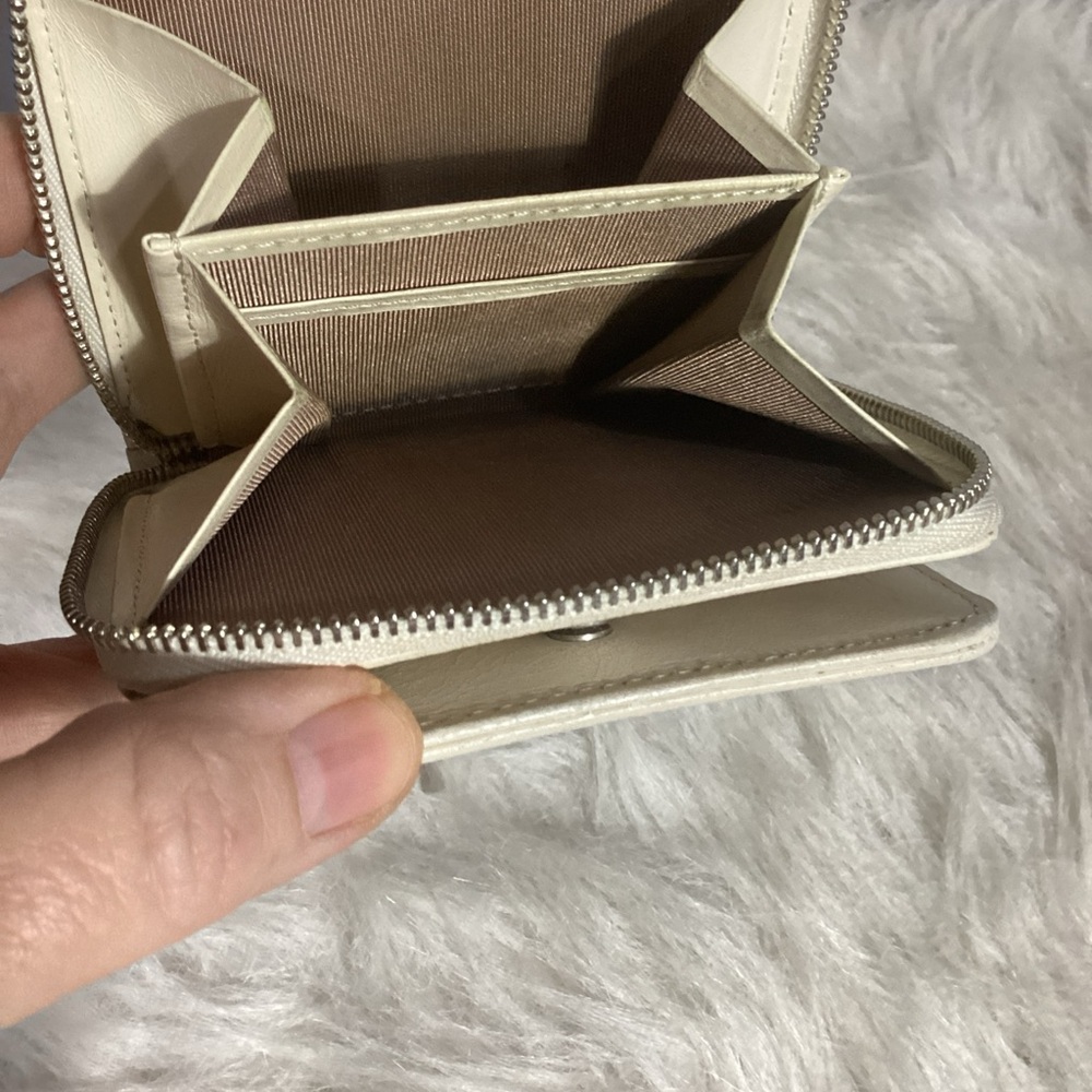 SOLD…..Burberry Blue Label Nova Check Bicolor Canvas/ Patton Leather Mini Wallet - Picture 12 of 15